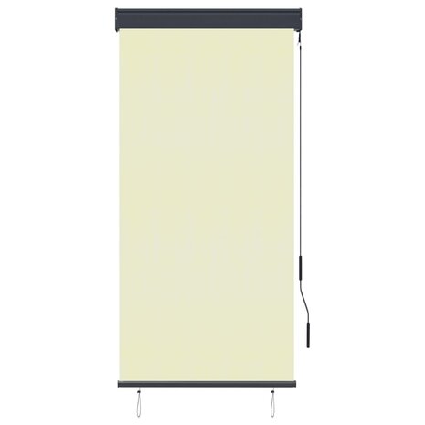 Rolgordijn voor buiten 80x250 cm crème 2