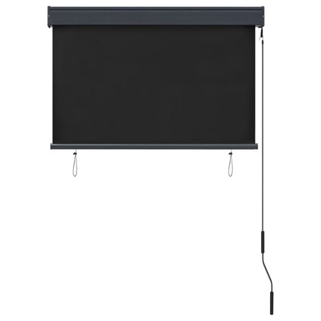 Rolgordijn voor buiten 100x250 cm antraciet 4