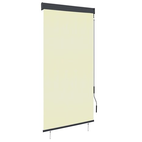 Rolgordijn voor buiten 100x250 cm crème 1