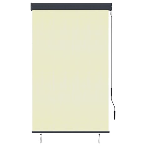 Rolgordijn voor buiten 100x250 cm crème 2