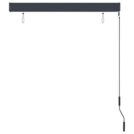 Rolgordijn voor buiten 120x250 cm wit en oranje 5