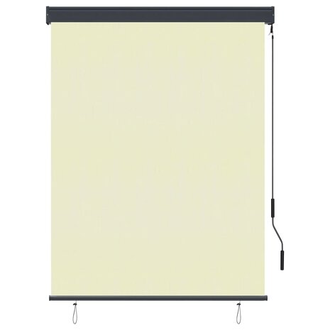 Rolgordijn voor buiten 120x250 cm crème 2