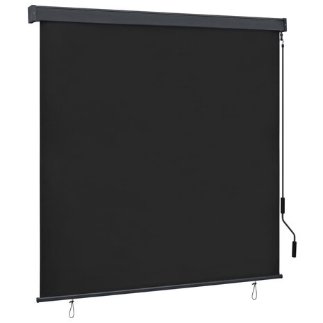 Rolgordijn voor buiten 160x250 cm antraciet 1