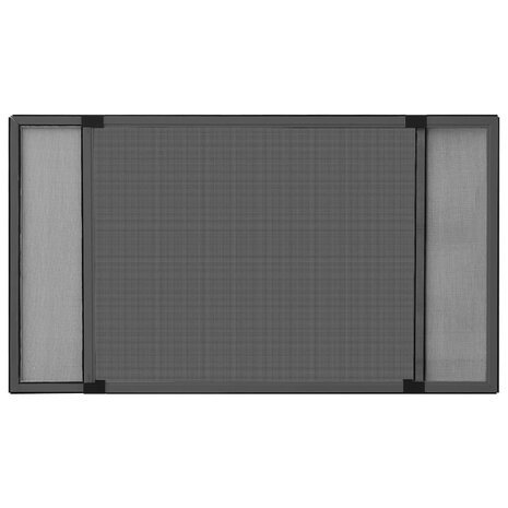 Raamhor uitschuifbaar (75-143)x50 cm antracietkleurig 2