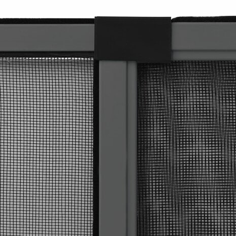 Raamhor uitschuifbaar (75-143)x50 cm antracietkleurig 8