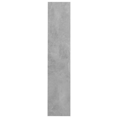 Wandschoenenkast 60x18x90 cm spaanplaat betongrijs 5