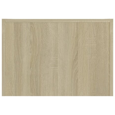 Salontafel 50x50x35 cm bewerkt hout sonoma eikenkleurig 6
