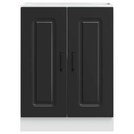 Spoelbakonderkast Kalmar 60x46x81,5 cm bewerkt hout zwart 4