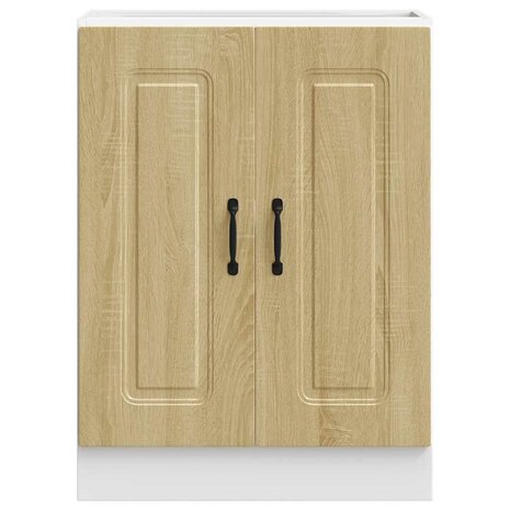 Spoelbakonderkast Kalmar 60x46x81,5cm bewerkt hout sonoma eiken 4