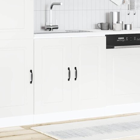 Spoelbakonderkast Kalmar 80x46x81,5 cm bewerkt hout wit 1