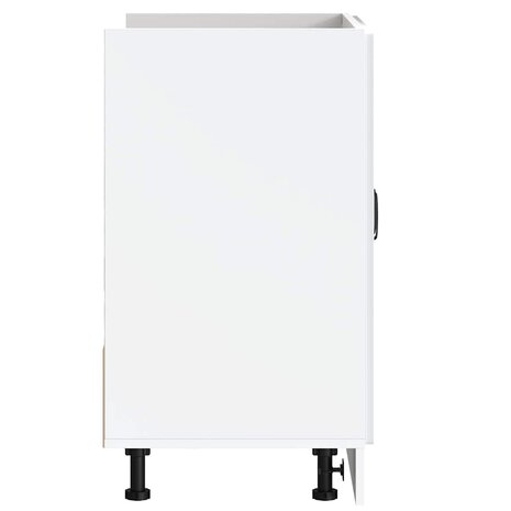 Spoelbakonderkast Kalmar 80x46x81,5 cm bewerkt hout wit 5