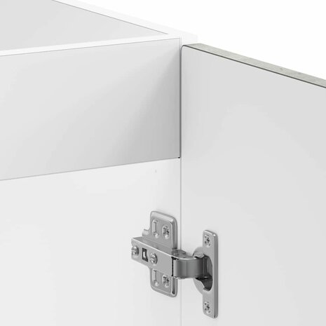Spoelbakonderkast Kalmar 80x46x81,5 cm bewerkt hout betongrijs 9