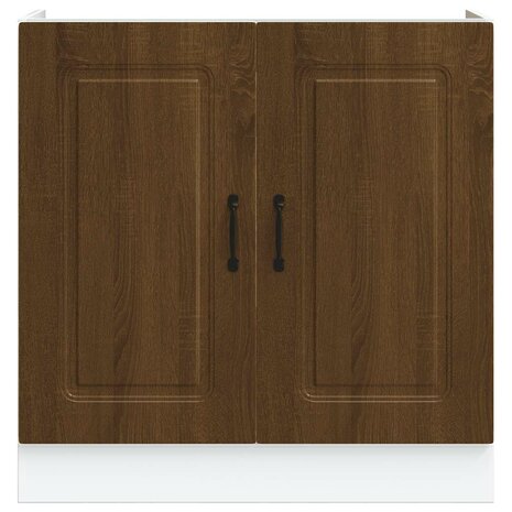 Spoelbakonderkast Kalmar 80x46x81,5 cm hout bruin eikenkleurig 4