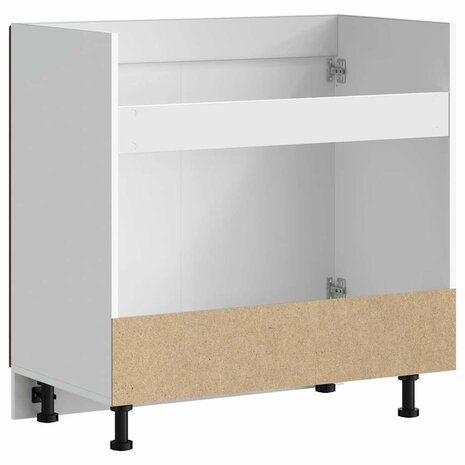 Spoelbakonderkast Kalmar 80x46x81,5 cm hout bruin eikenkleurig 7