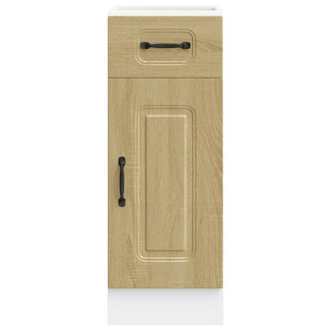 Keuken onderkast Kalmar bewerkt hout sonoma eikenkleurig 4