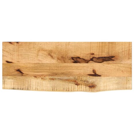 Tafelblad met natuurlijke rand 70x20x3,8 cm massief mangohout 1
