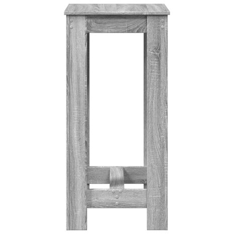 Bartafel 51x50x103,5 cm bewerkt hout grijs sonoma eikenkleurig 5