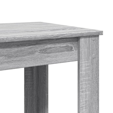 Bartafel 51x50x103,5 cm bewerkt hout grijs sonoma eikenkleurig 7