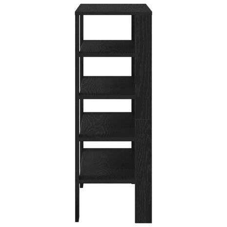 Schoenenrek 61x32x87,5 cm bewerkt hout zwart 5