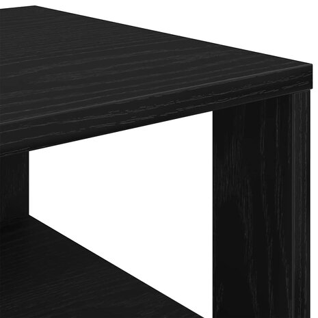Schoenenrek 61x32x87,5 cm bewerkt hout zwart 7