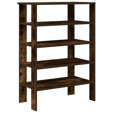Schoenenrek 61x32x87,5 cm bewerkt hout gerookt eikenkleurig 2