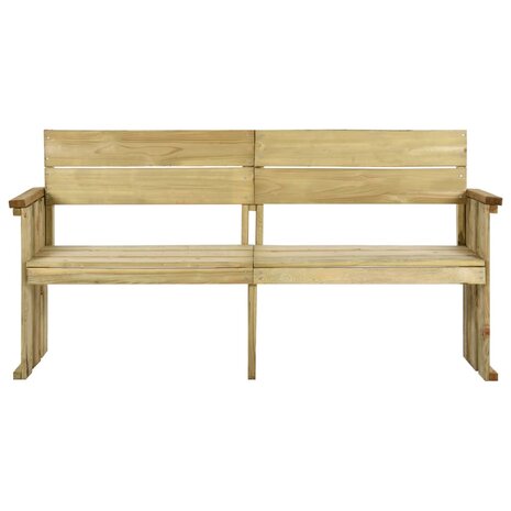 Tuinbank 172 cm geïmpregneerd grenenhout 2
