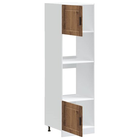 Ovenkasten 2 st Porto bewerkt hout oud houtkleurig 5