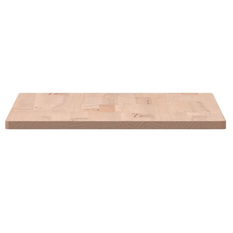 Tafelblad rechthoekig 60x40x1,5 cm massief beukenhout 5