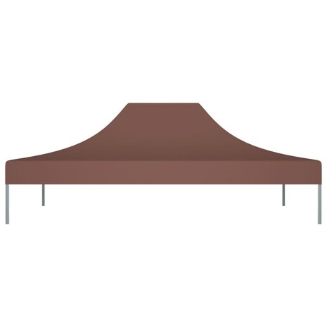 Partytentdak 270 g/m² 4,5x3 m bruin 3