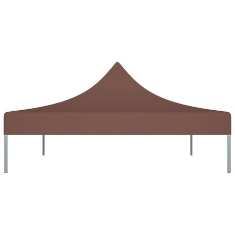 Partytentdak 270 g/m² 4,5x3 m bruin 4