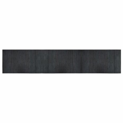 Vloerkleed rechthoekig 60x300 cm bamboe grijs 2