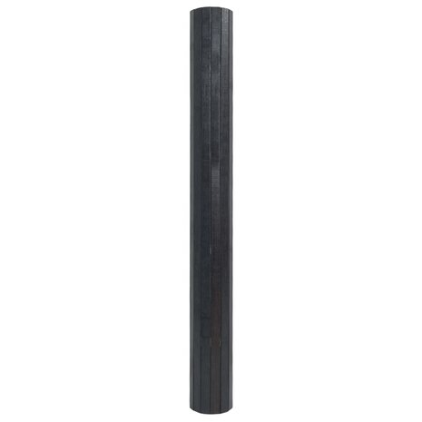 Vloerkleed rechthoekig 70x100 cm bamboe grijs 3