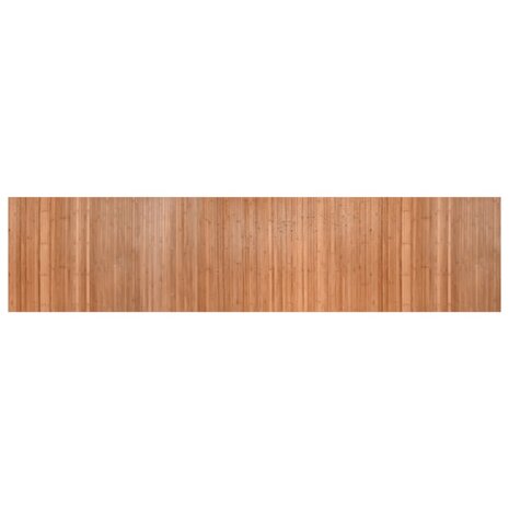 Vloerkleed rechthoekig 70x300 cm bamboe naturel 2