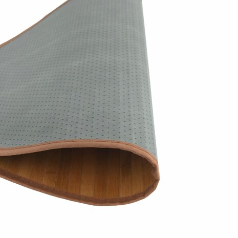Vloerkleed rond 60 cm bamboe naturel 5