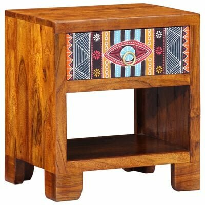 Bijzetkast 40x35x45 cm massief acaciahout 2