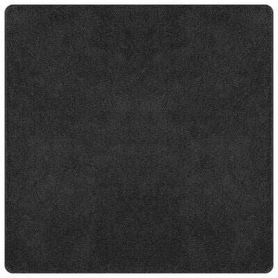 Shaggy Tapijt met Latex Achterkant Donkergrijs 120x120 cm 2