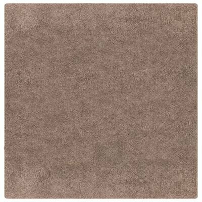 Shaggy Vloerkleed Hoge Pool Bruin 120x120 cm PP 2