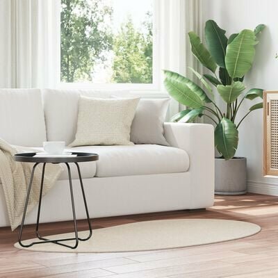 Area Vloerkleed Beige 80x150 cm Polyester Antislip 1