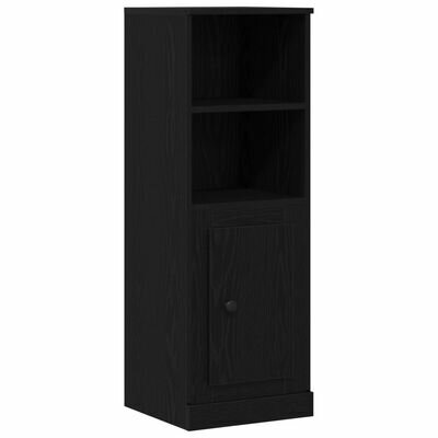 Hoge kast 36x35,5x103,5 cm bewerkt hout zwart eikenkleurig 2