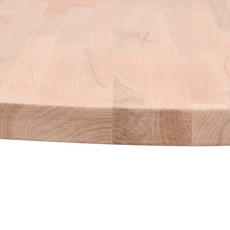 Tafelblad rond Ø40x1,5 cm massief beukenhout 3