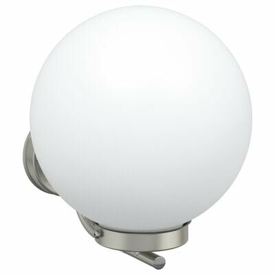 Buitenwandlamp IP44 roestvrijstaal zilverkleurig 2