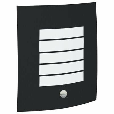 Buiten Wandlamp met Sensor 2 stuks Zwart Roestvrij Staal IP44 2