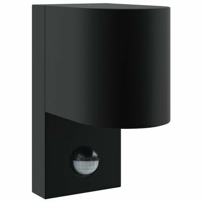 Buiten Wandlampen met Sensor Zwart Roestvrij staal IP44 2