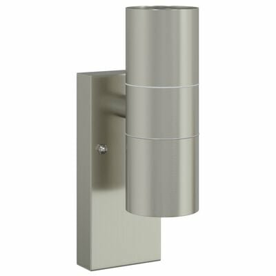 Buiten Wandlamp Zilver Roestvrijstaal IP44 2