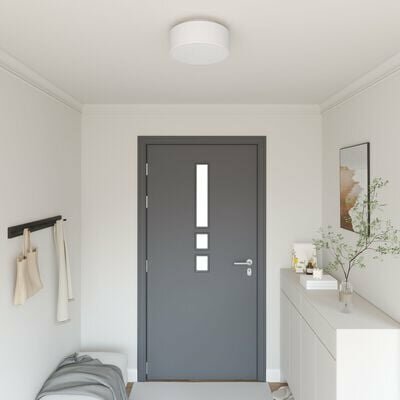 Plafondlampen Inbouw Wit Ø 30 cm Stof E27 1