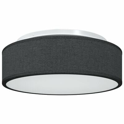 Plafondlampen Inbouw Zwart Ø 38 cm Stof E27 2
