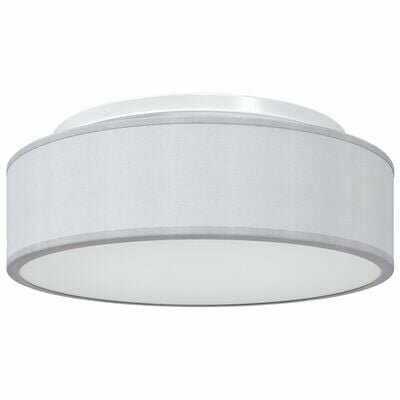 Inbouw Plafondlamp Grijs Ø 38 cm Stof E27 2