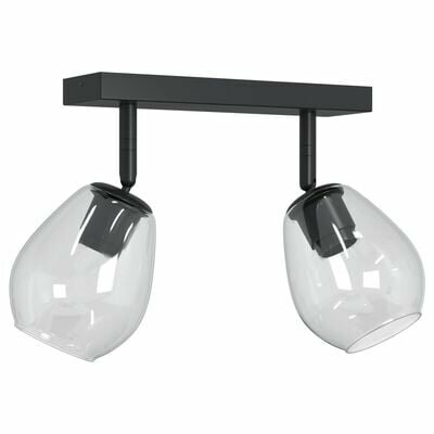 plafondlamp met verstelbare glazen kap 2