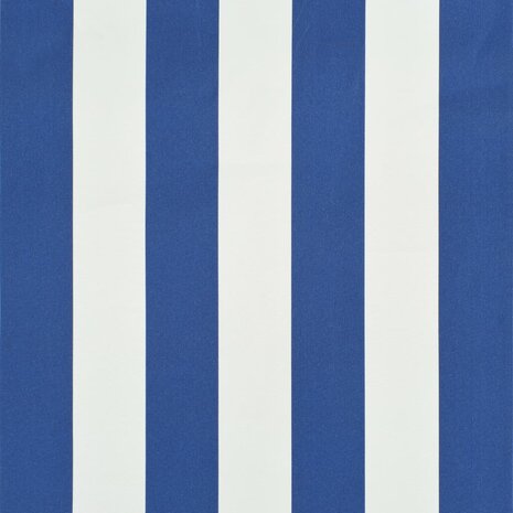 Luifel uittrekbaar 100x150 cm blauw en wit 7