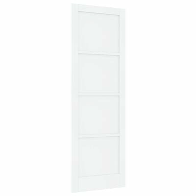 Binnendeur &apos;ORKDAL&apos;Wit 78x232x4 cm Massief Houten Dennen 2